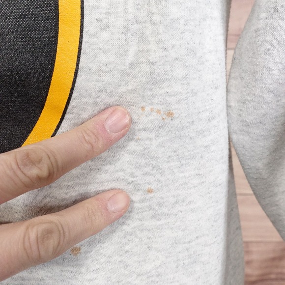 VINTAGE BULLDOG BASKETBALL PURE DAWG USA MADE RUSSELL ATHLETIC SWEATSHIRT SZ M - Picture 8 of 8